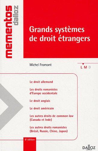 Grands systèmes de droit étrangers