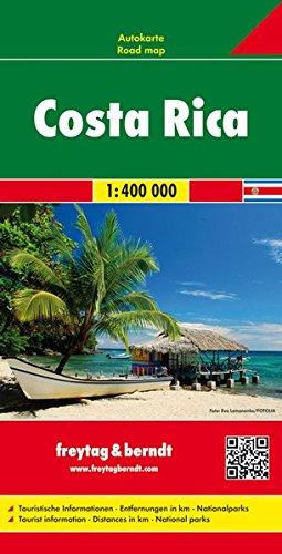 Freytag Berndt Autokarten, Costa Rica - Maßstab 1:400 000 (freytag & berndt Auto + Freizeitkarten)