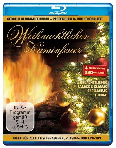 Weihnachtliches Kaminfeuer mit 4 Musikwelten [Blu-ray]