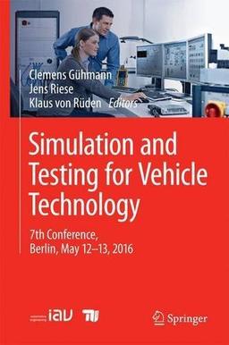 Simulation and Testing for Vehicle Technology: 7th Conference, Berlin, May 12-13, 2016