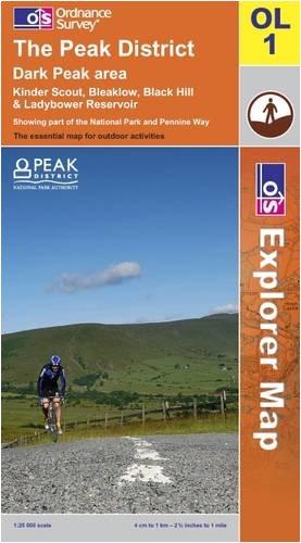 The Peak District: Dark Park Area (OS Explorer Map)