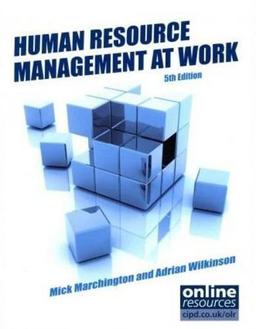 Human Resource Management at Work