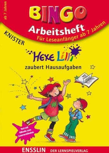 Bingo-Arbeitsheft. Hexe Lilli zaubert Hausaufgaben: Texte mit Rätseln zum Leseverständnis