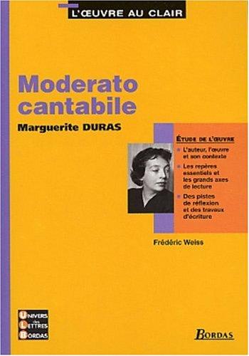 Moderato cantabile, Marguerite Duras