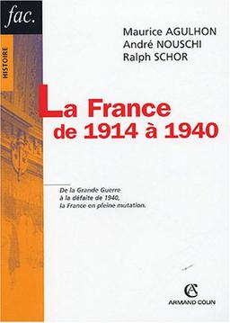 La France de 1914 à 1940