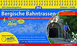 ADFC-Radausflugsführer Bergische Bahntrassen 1:50.000 praktische Spiralbindung, reiß- und wetterfest, GPS-Track Download: Mit Bergischem ... jetzt mit Schwarzbachtrasse und Aggertalbahn