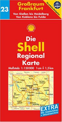 Grossraum Frankfurt am Main: Von Giessen bis Heidelberg. Vom Koblenz bis Fulda. 1:150000. GPS-geeignet