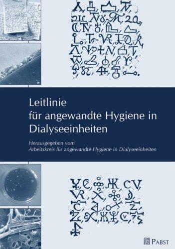 Leitlinie für angewandte Hygiene in Dialyseinheiten