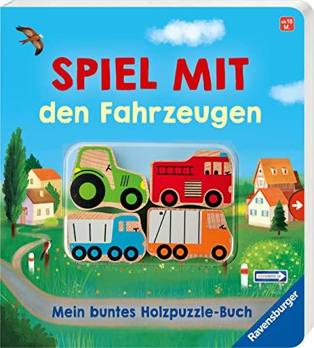 Spiel mit den Fahrzeugen: Mein buntes Holzpuzzle-Buch