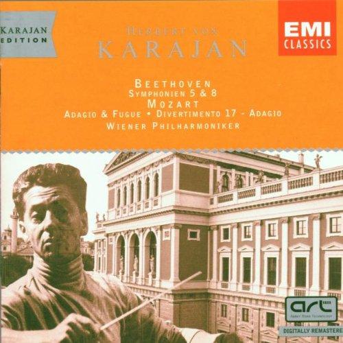 Karajan-Edition (Karajan in Wien Vol. 4) - Symphonien 5 & 8/ Adagio & Fugue, Divertimento