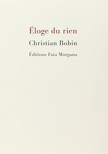 Eloge du rien