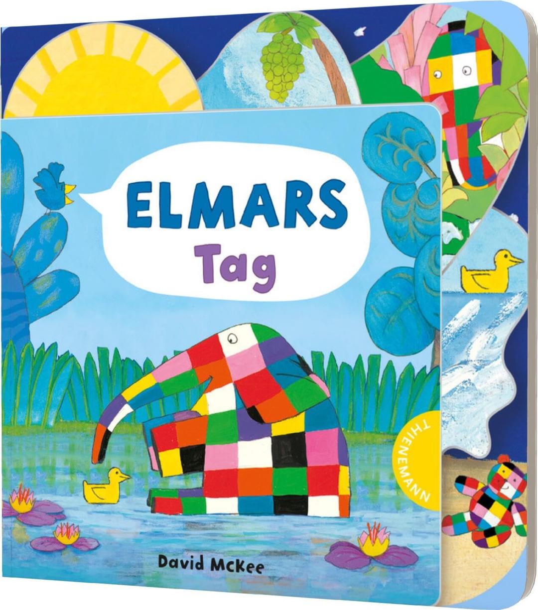 Elmar: Elmars Tag: Bunt karierter Elmar-Spaß für die Allerkleinsten