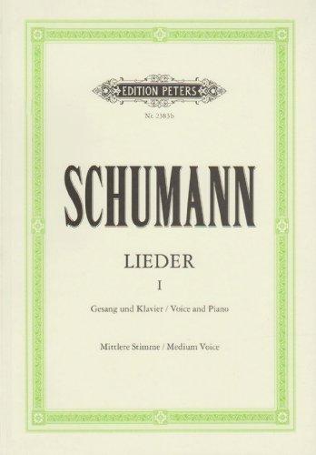 Lieder in 3 Bänden, Urtext, Band 1: Mittlere Singstimme / (für Gesang und Klavier)