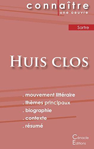 Fiche de lecture Huis clos de Jean-Paul Sartre (Analyse littéraire de référence et résumé complet)