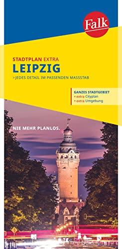 Falk Stadtplan Extra Leipzig 1:22 500: mit Ortsteilen von Markkleeberg, Schkeuditz, Taucha (Falk Stadtplan Extra Standardfaltung - Deutschland)