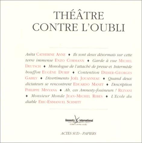 Théâtre contre l'oubli