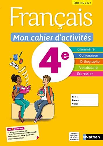 Français 4e : mon cahier d'activités