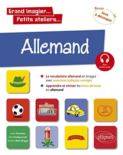 Allemand en images avec exercices ludiques A1 : apprendre et réviser les mots de base