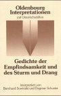 Oldenbourg Interpretationen, Bd.57, Gedichte der Empfindsamkeit und des Sturm und Drang