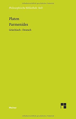 Philosophische Bibliothek, Band 279: Parmenides. Griechisch - Deutsch