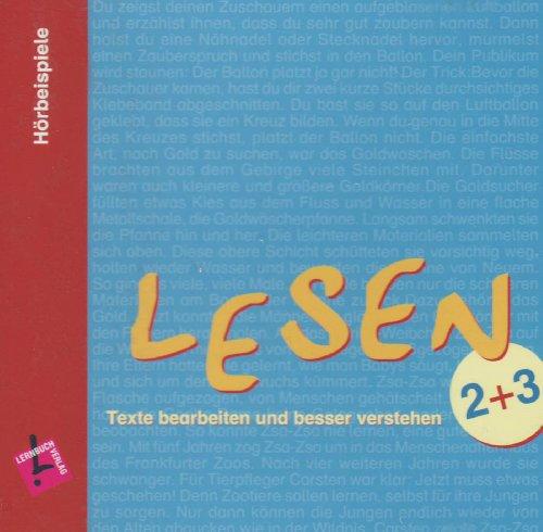 Lesen 2+3: Texte bearbeiten und besser verstehen. Audio-CD