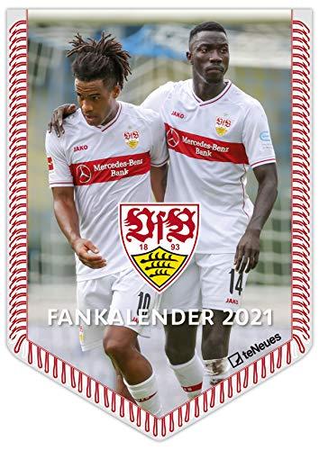 VfB Stuttgart 2021 - Bannerkalender - Fan-Kalender - Fußball-Kalender - 29,7x42