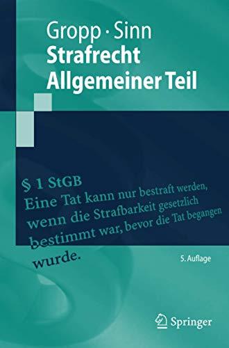 Strafrecht Allgemeiner Teil (Springer-Lehrbuch)