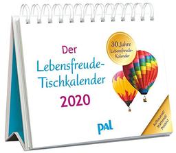 Der PAL-Lebensfreude-Tischkalender 2020: Inspirierender Kalender zum Aufstellen, m. 10-Tages-Kalenderium & motivierenden und positiven Gedanken, Spiralbindung, 10,0 x 15,0 cm