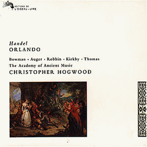 Händel - Orlando / Bowman · Auger · Robbin · Kirkby · Thomas · AAM · Hogwood