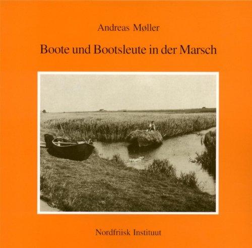 Boote und Bootsleute in der Marsch