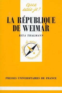 La République de Weimar