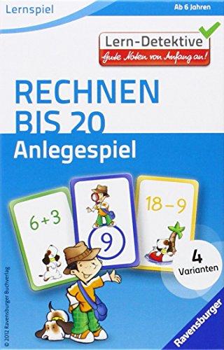 Lern-Detektive - Lernspiel: Rechnen bis 20. Anlegespiel (ab 6 Jahren)