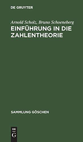 Einführung in die Zahlentheorie (Sammlung Göschen, 1131, Band 1131)