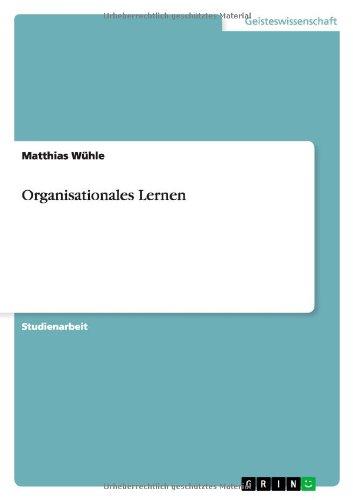 Organisationales Lernen