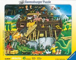 Ravensburger 06640 - Arche Noah, 45 Teile Rahmenpuzzle