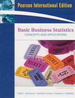 Basic Business Statistics: Concepts and Applications.