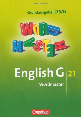 English G 21 - Grundausgabe D: Band 5/6: 9./10. Schuljahr - Wordmaster: Vokabellernbuch