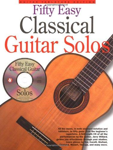 50 Easy Classical Guitar Solos W/CD