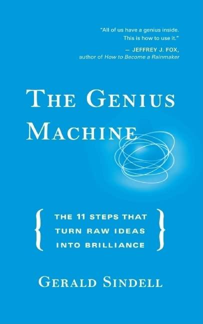 Genius Machine: The Eleven Steps That Turn Raw Ideas into Brilliance