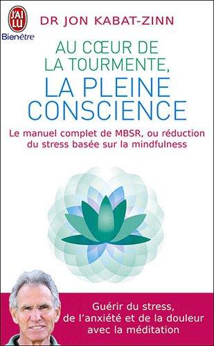 Au coeur de la tourmente, la pleine conscience : MBSR, la réduction du stress basée sur la mindfulness : programme complet en 8 semaines