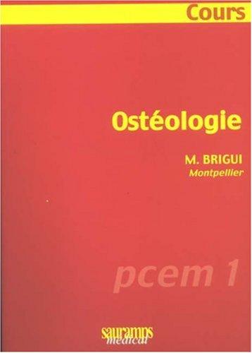 Ostéologie : PCEM 1 : cours