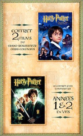 Harry Potter I, L'Ecole des Sorciers / Harry Potter II, La Chambre des secrets - Coffret 2 VHS [FR Import]