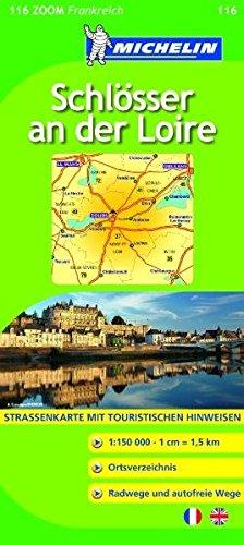 Schlösser an der Loire (Michelin Zoomkarte)