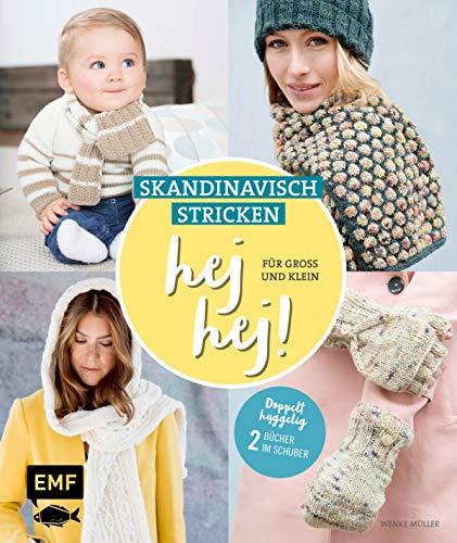 hej hej! Skandinavisch stricken für Groß und Klein: Doppelt hyggelig: 2 Bücher im Schuber