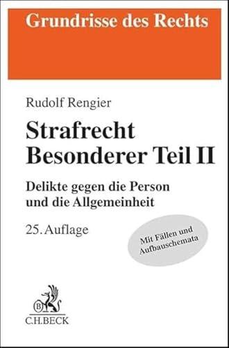 Strafrecht Besonderer Teil II: Delikte gegen die Person und die Allgemeinheit (Grundrisse des Rechts)