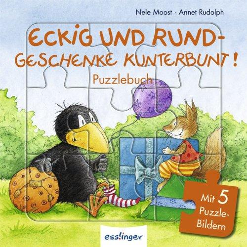 Eckig und rund  Geschenke kunterbunt! Puzzlebuch: Mit 5 Puzzle-Bildern