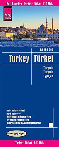 Reise Know-How Landkarte Türkei / Turkey (1:1.100.000): world mapping project