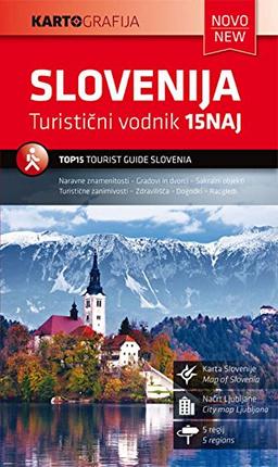 Slovenija tourist guide TOP15 kartografija - SL-ENG