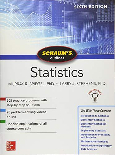 Schaum's Outline of Statistics (Schaum's Outlines)