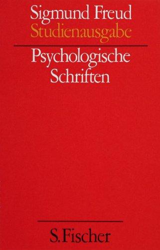 Psychologische Schriften (Studienausgabe) Bd.4 von 10 u. Erg.-Bd.